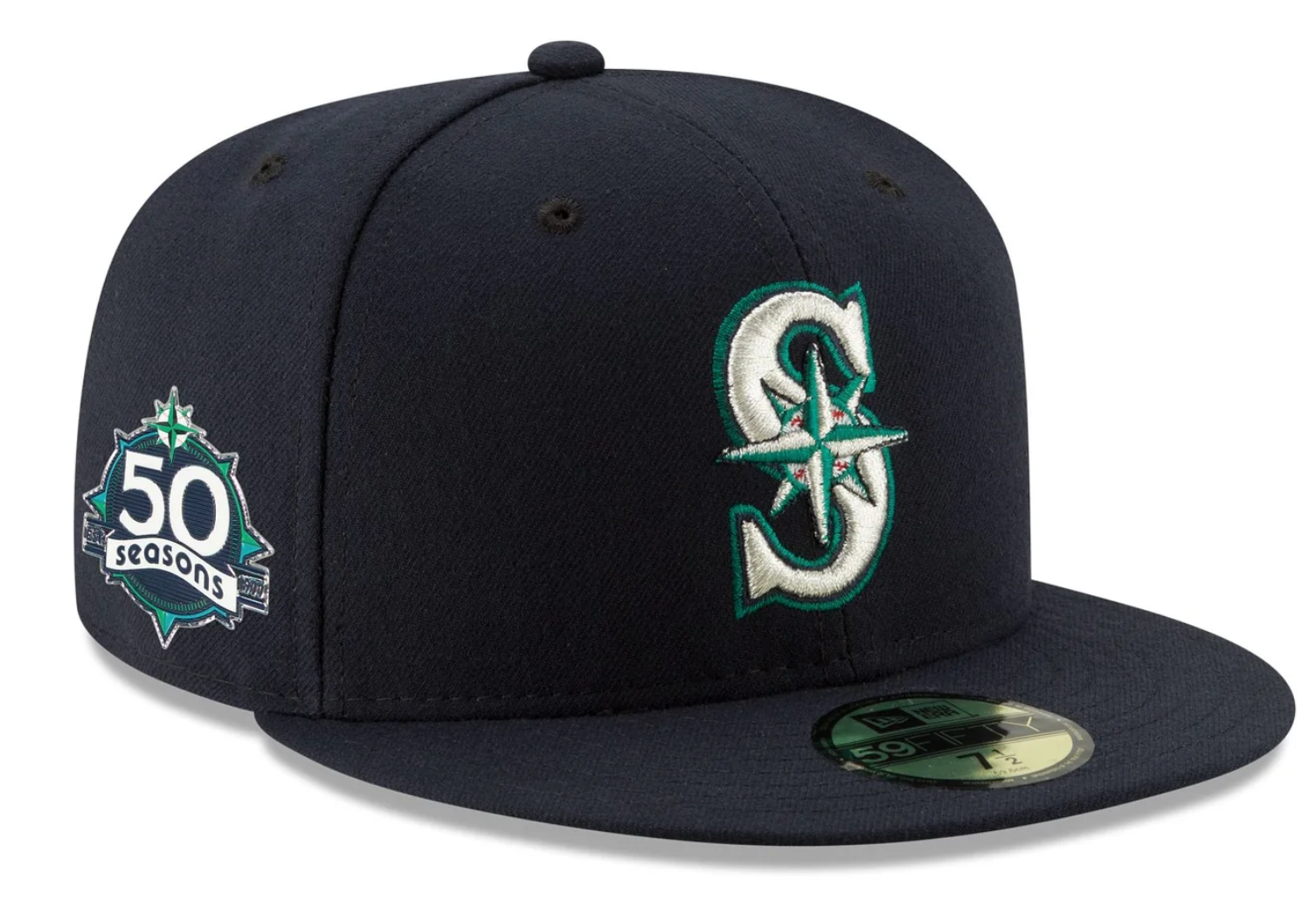 New Era - Seattle Mariners  50th Anniversary Navy 59FIFTY Fitted