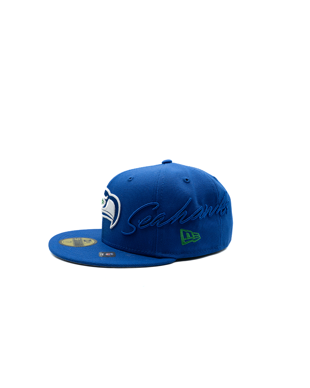 New Era 59Fifty Seattle Seahawks Side Script Fitted